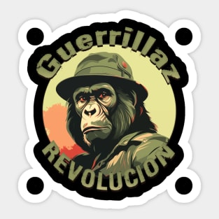 Guerrillaz Revolucion #4: Embrace the Revolution for Change Sticker